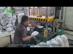 Processo de Corte da Máscara de Polpa de Papel