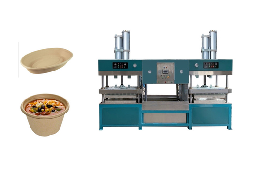 Alimento afastado Tray Soup Bowl Machine da tampa descartável do copo da fibra