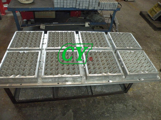 Fazer à máquina do CNC reduz a polpa o molde de utilização de ferramentas para produzir a elevada precisão da bandeja do ovo da celulose