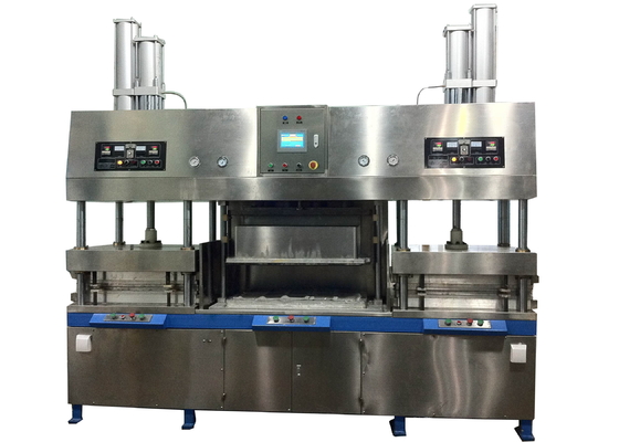 Máquina de molde da polpa do controle do PLC para a produção da lancheira da parte superior