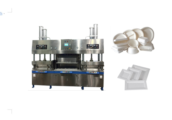 Máquina de moldagem de pasta de papel termoformadora com capacidade de 4000-6000pcs / hora