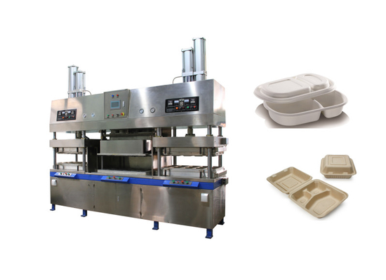 O bagaço de aço inoxidável chapeia a linha de produção moldando de fabricação dos utensílios de mesa da polpa da máquina