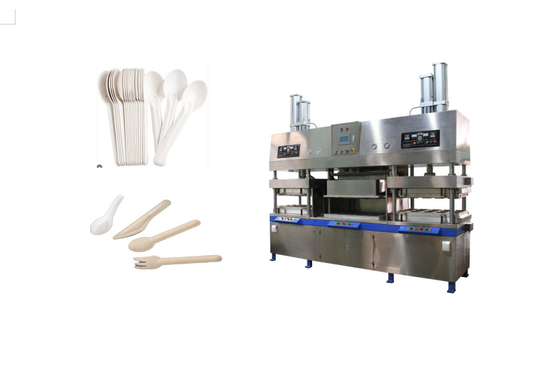 Polpa biodegradável equipamento moldado da colher do alimento