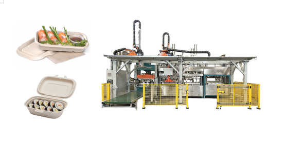 Máquina de bandeja de alimentos para moldagem de polpa descartável