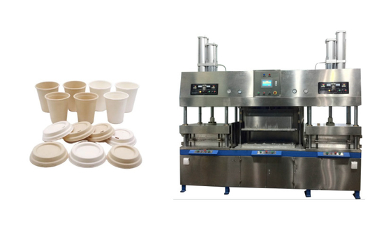Máquina de copo de café descartável para moldagem de polpa