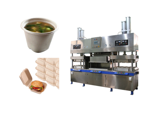 Máquinas de moldagem de pasta de papel de 4000-6000 pcs / hora com sistema de controlo avançado