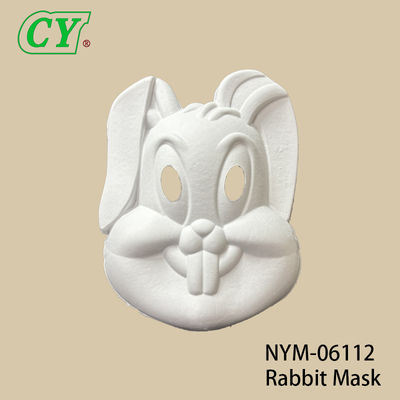 Máscara de animal moldada em polpa biodegradável e ecológica - personalizada e pulverizável para celebrações do Halloween