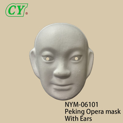 Papel Branco Mache Sorriso Pintado à Mão Rosto Cosplay Máscaras DIY Máscaras Venezianas Máscaras de Festa