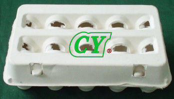 Ovo descartável Tray With dos produtos não tóxicos da celulose 4 cavidades