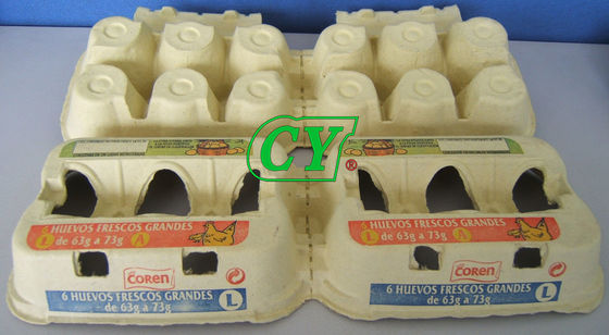 Ovo reciclado Tray For Holding Eggs da celulose dos produtos da celulose